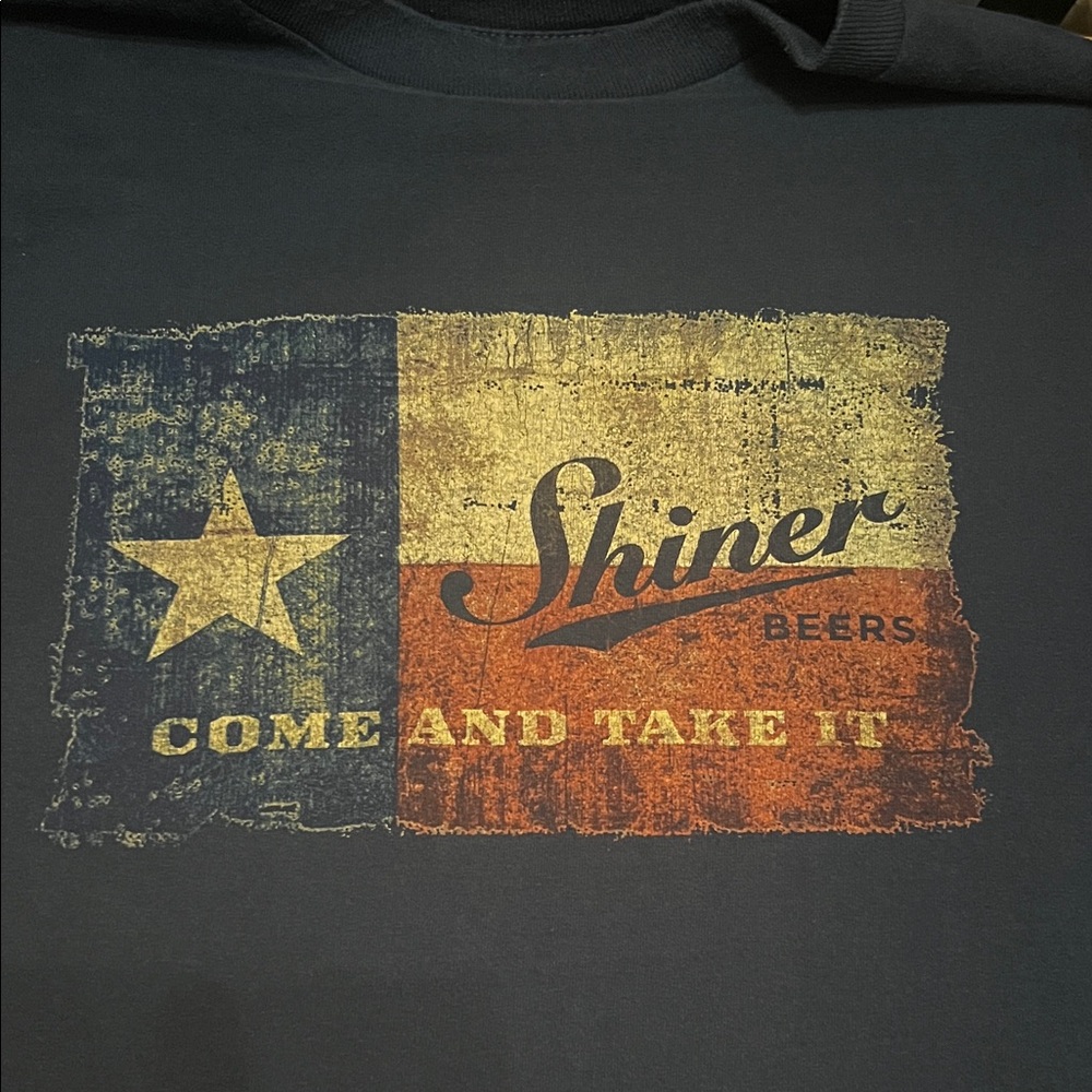 Texas Shiner Beer XXL Shirt Come And Take It